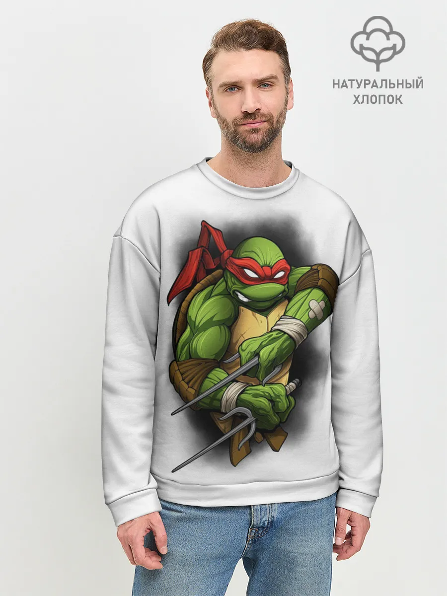 Мужской свитшот базовый / Черепашки-ниндзя