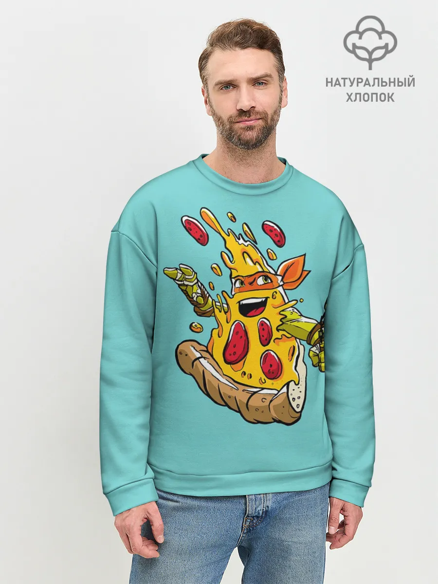 Мужской свитшот базовый / PIZZA TIME