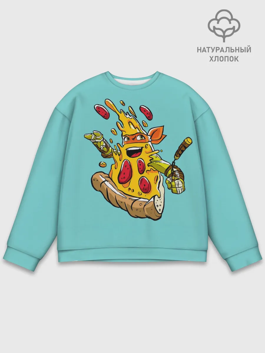 Мужской свитшот базовый / PIZZA TIME