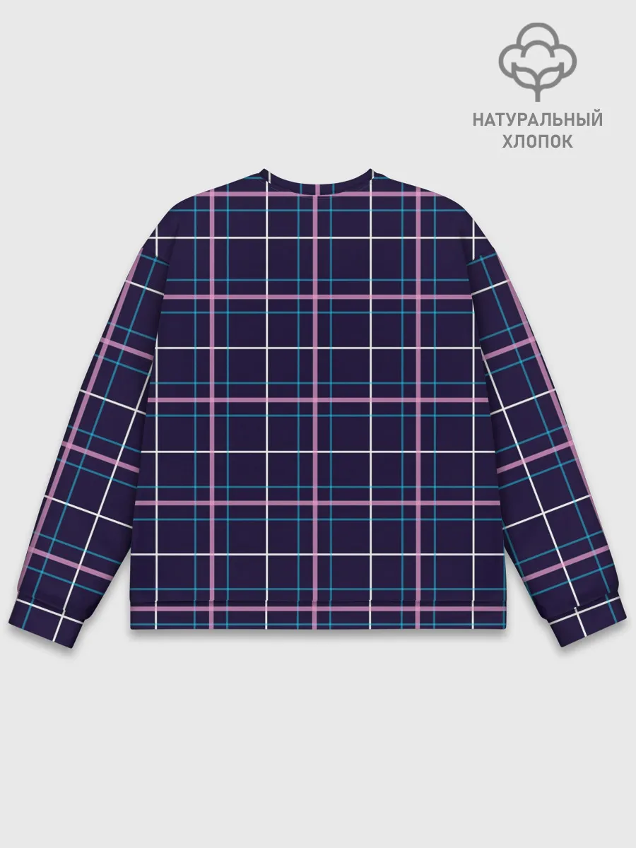 Мужской свитшот базовый / Шотландка