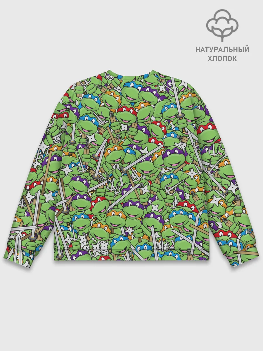 Мужской свитшот базовый / Черепашки ниндзя