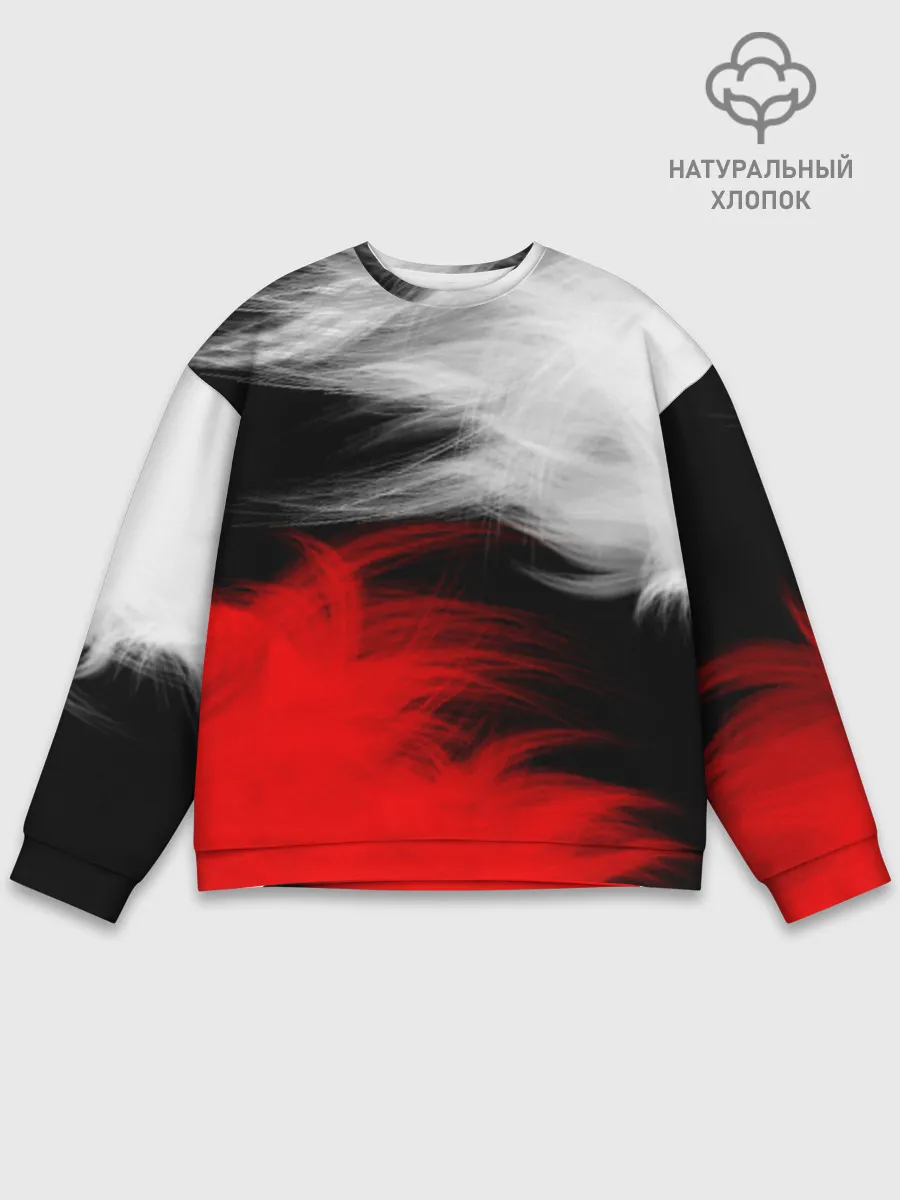 Мужской свитшот базовый / ПЕРЬЯ