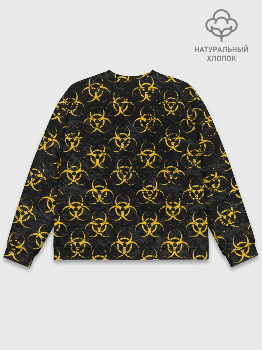 Мужской свитшот базовый / YELLOW BIOHAZARD