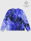Мужской свитшот базовый / МОЛНИЯ BLUE