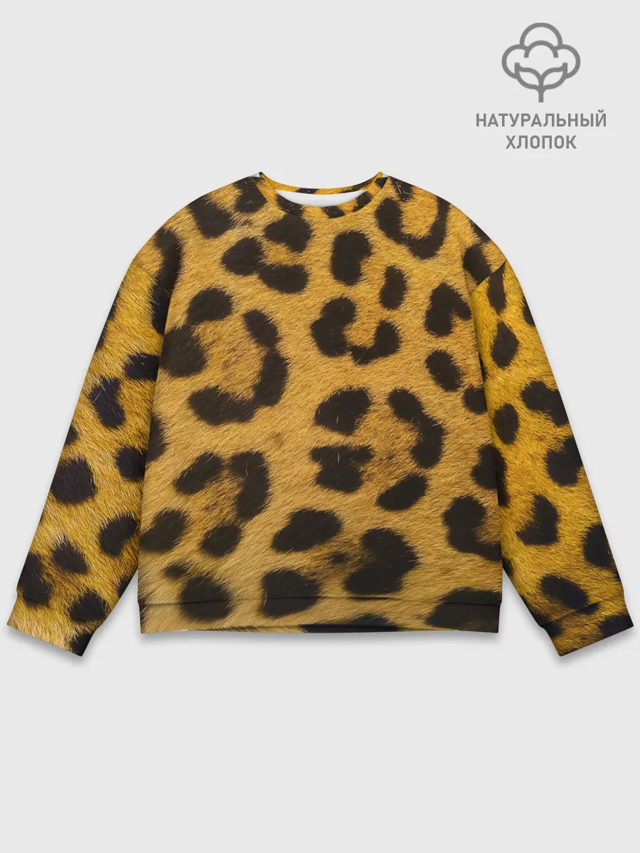 Мужской свитшот базовый / Леопард