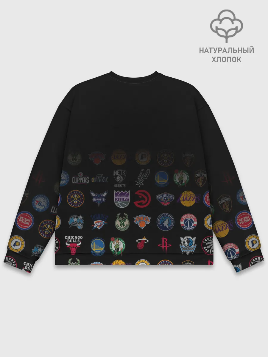 Мужской свитшот базовый / Los Angeles Clippers