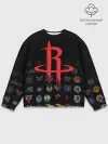 Мужской свитшот базовый / Houston Rockets