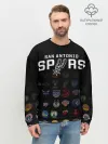Мужской свитшот базовый / San Antonio Spurs