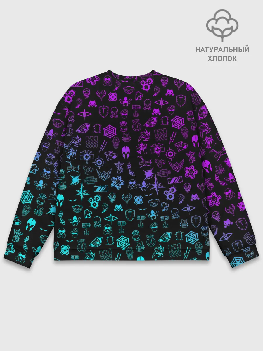 Мужской свитшот базовый / RAINBOW SIX | SIEGE NEON