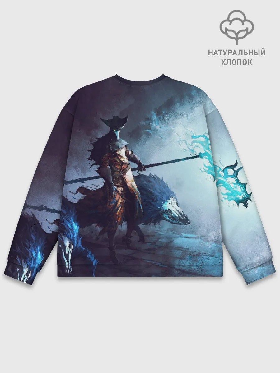 Мужской свитшот базовый / Plague Doctor painting