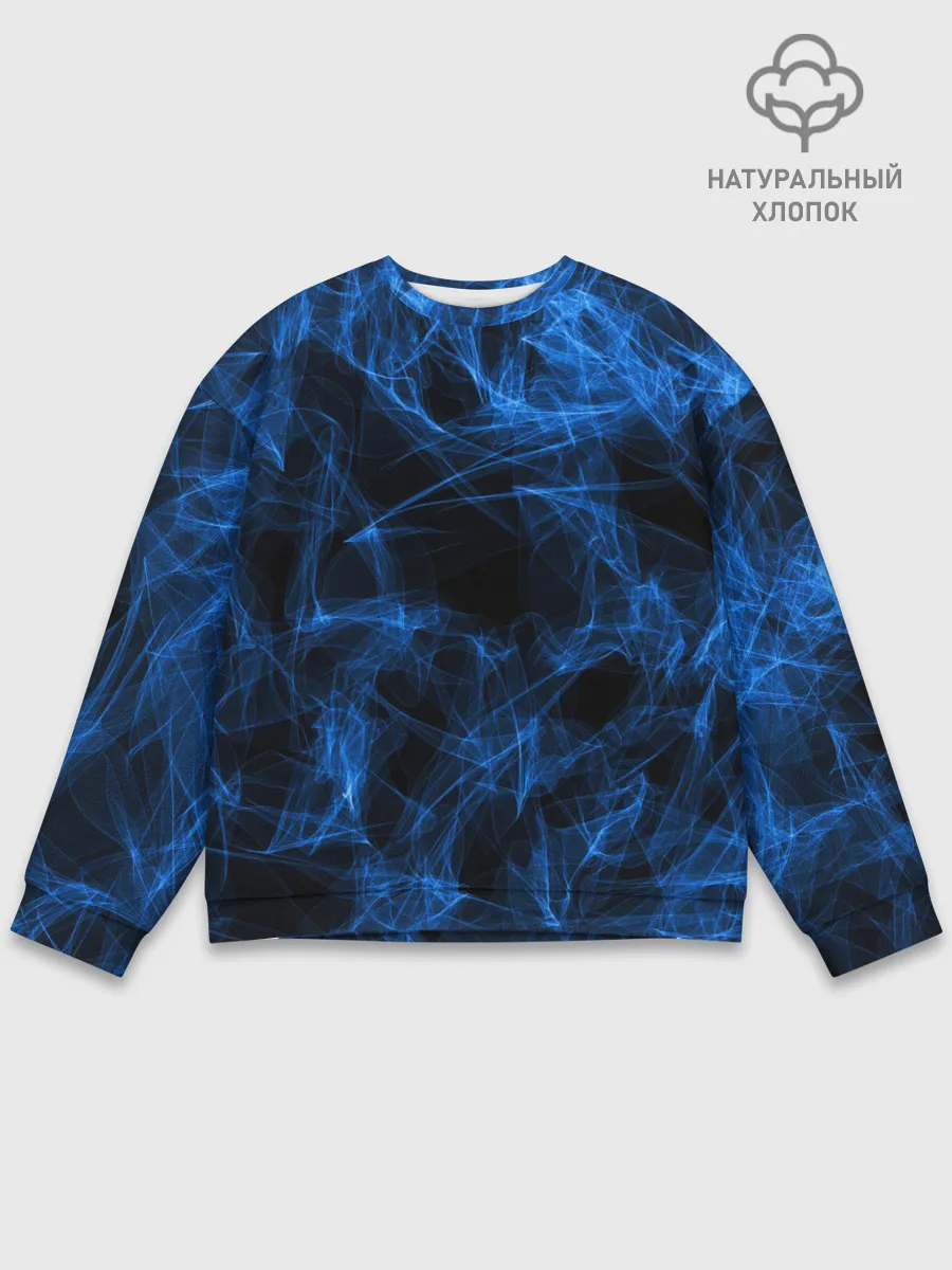 Мужской свитшот базовый / NEON SMOKES STRIPES