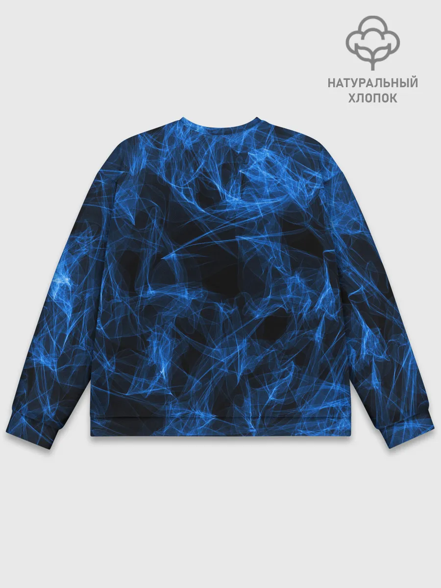 Мужской свитшот базовый / NEON SMOKES STRIPES