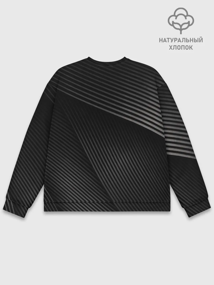 Мужской свитшот базовый / МЕТАЛЛИЧЕСКИЕ ПОЛОСЫ / METAL STRIPS