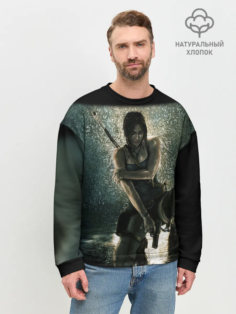 Мужской свитшот базовый / TOMB RAIDER