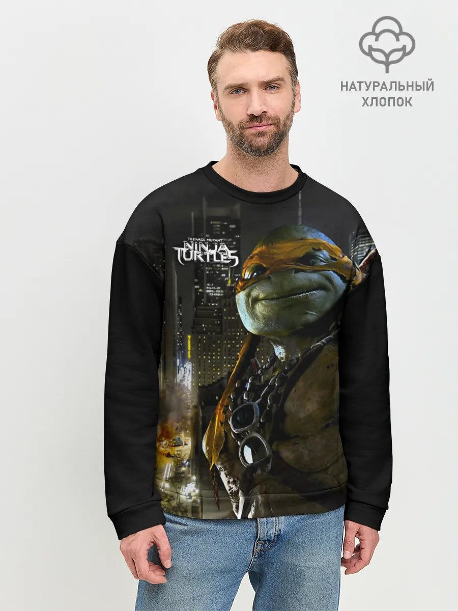 Мужской свитшот базовый / Черепашки - ниндзя