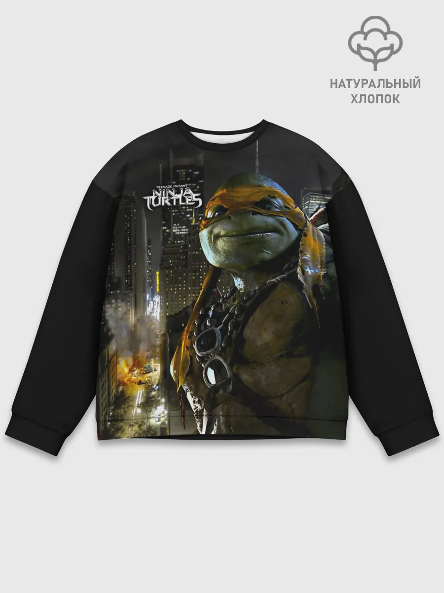 Мужской свитшот базовый / Черепашки - ниндзя