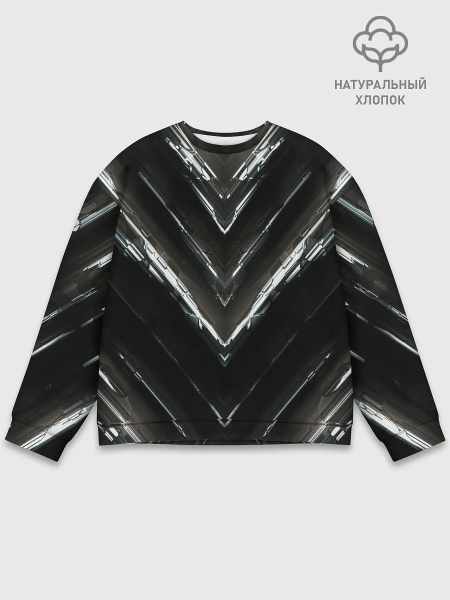 Мужской свитшот базовый / МЕТАЛЛИЧЕСКАЯ БРОНЯ