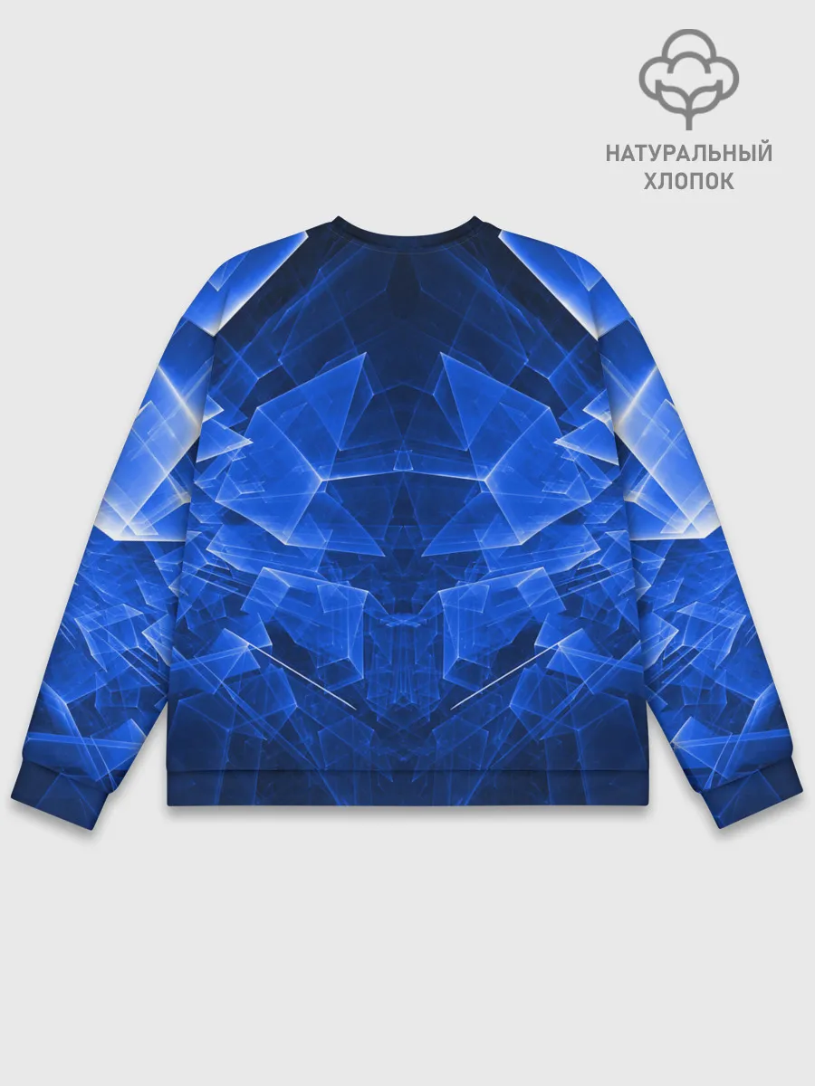 Мужской свитшот базовый / СИНЯЯ БРОНЯ