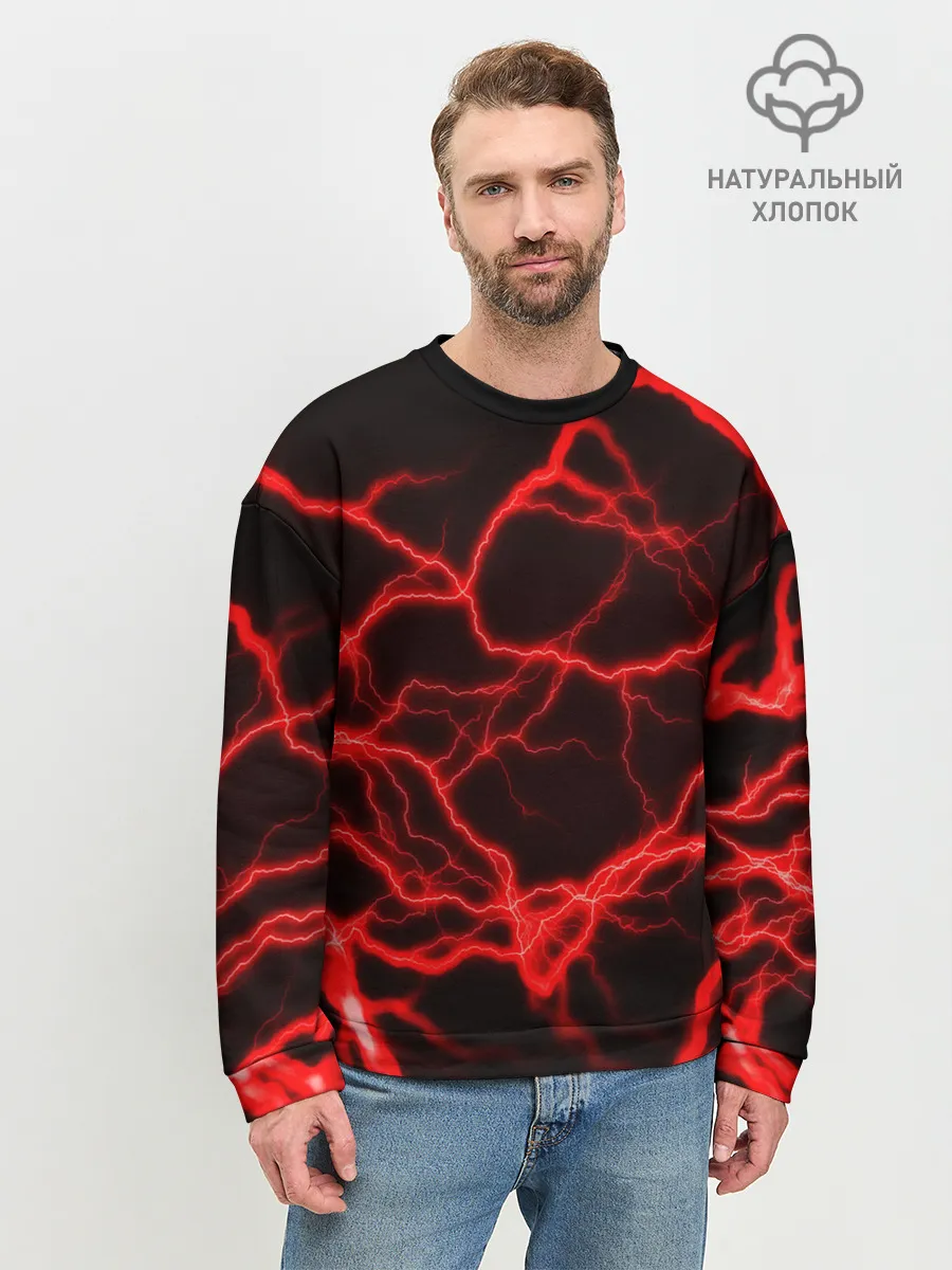 Мужской свитшот базовый / МОЛНИИ