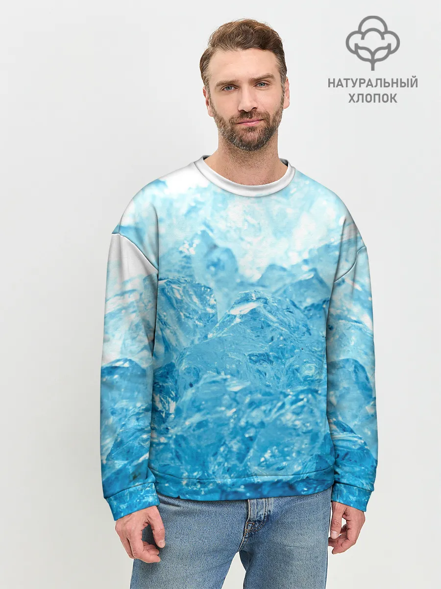 Мужской свитшот базовый / Лёд