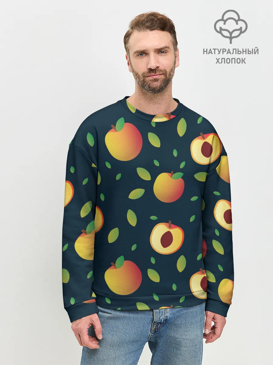 Мужской свитшот базовый / Фруктовый арт