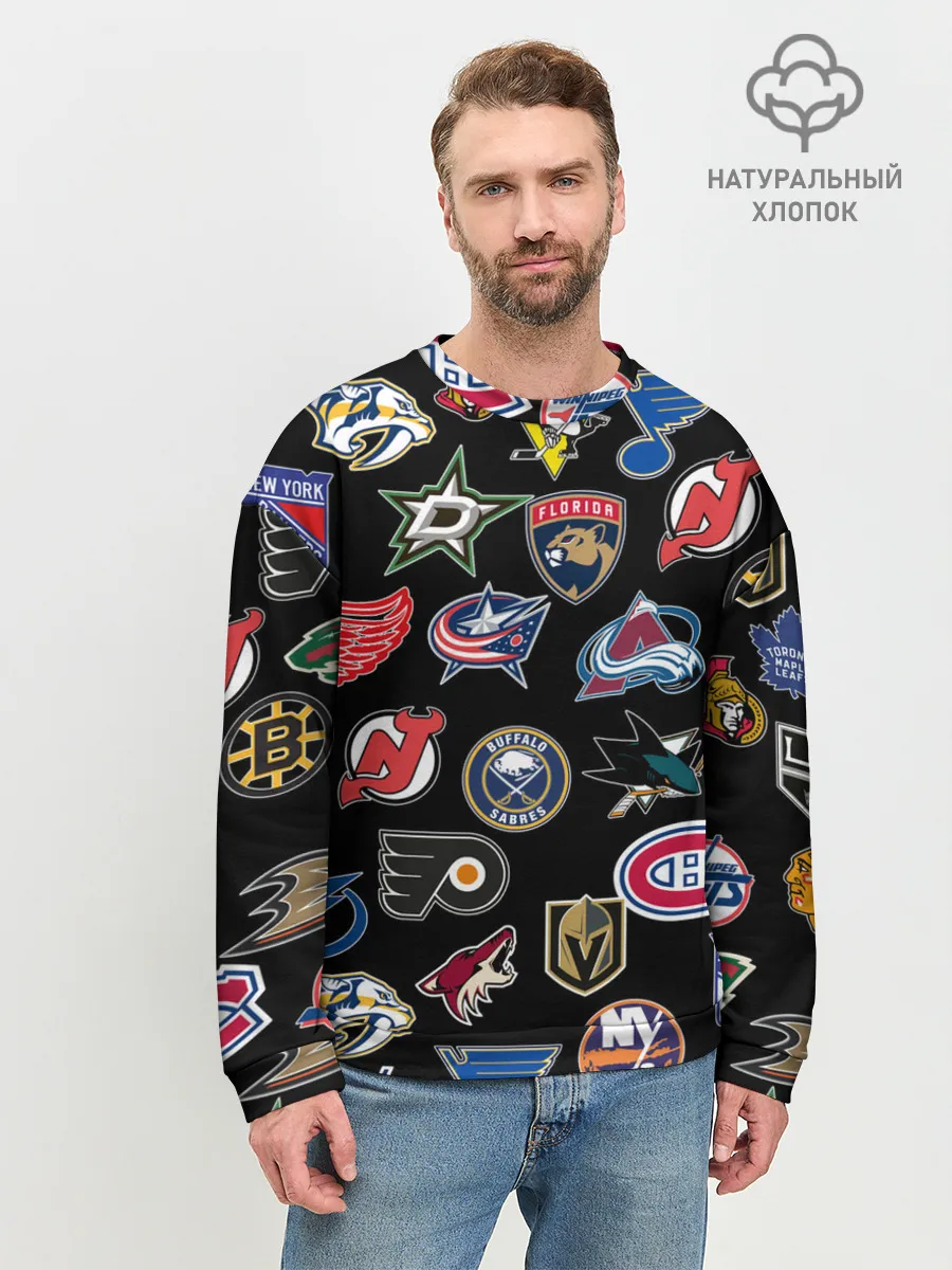 Мужской свитшот базовый / NBA PATTERN