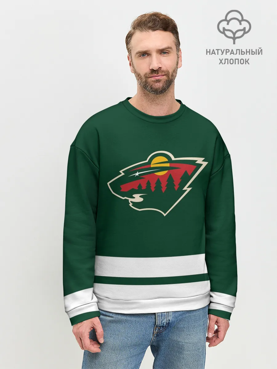 Мужской свитшот базовый / Миннесота Уайлд