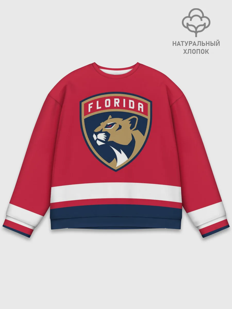 Мужской свитшот базовый / Флорида Пантерз