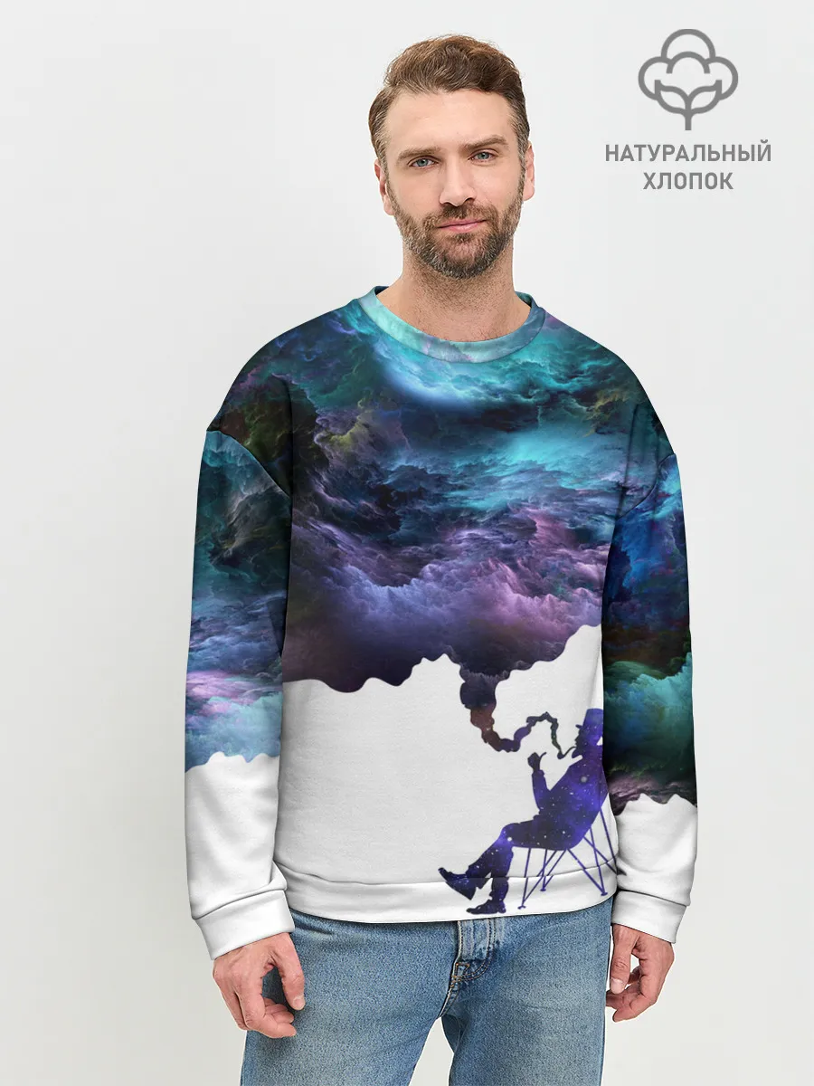 Мужской свитшот базовый / Smoky dreams