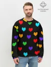 Мужской свитшот базовый / UNDERTALE HEART