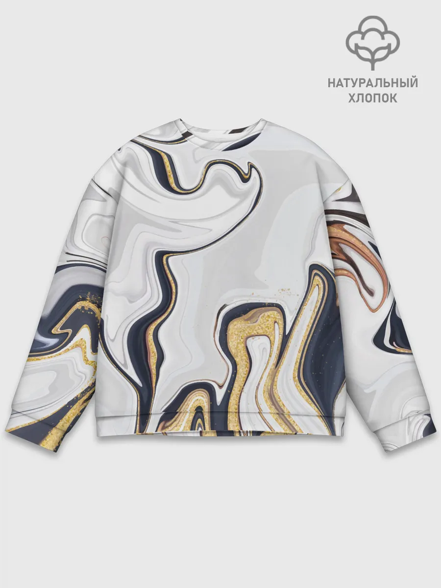 Мужской свитшот базовый / Абстракция