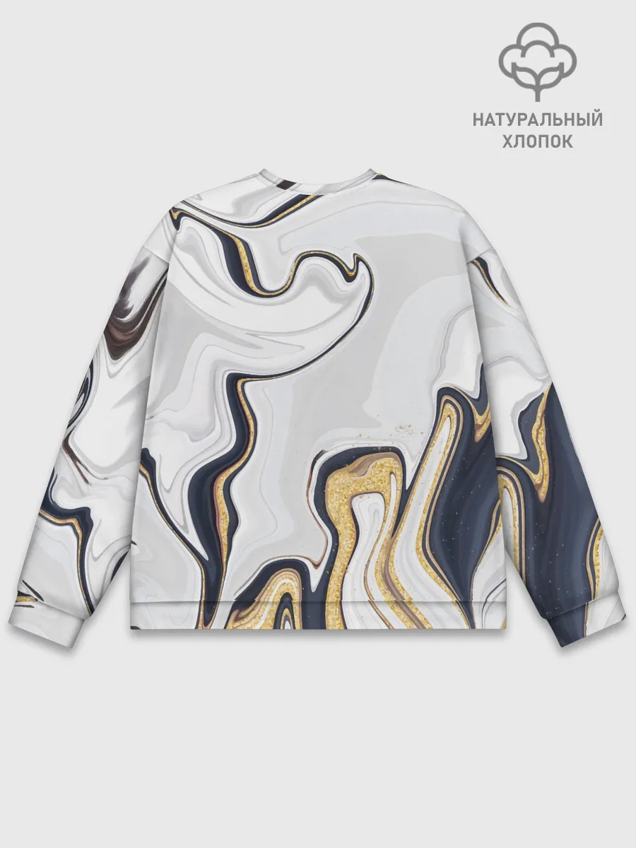 Мужской свитшот базовый / Абстракция