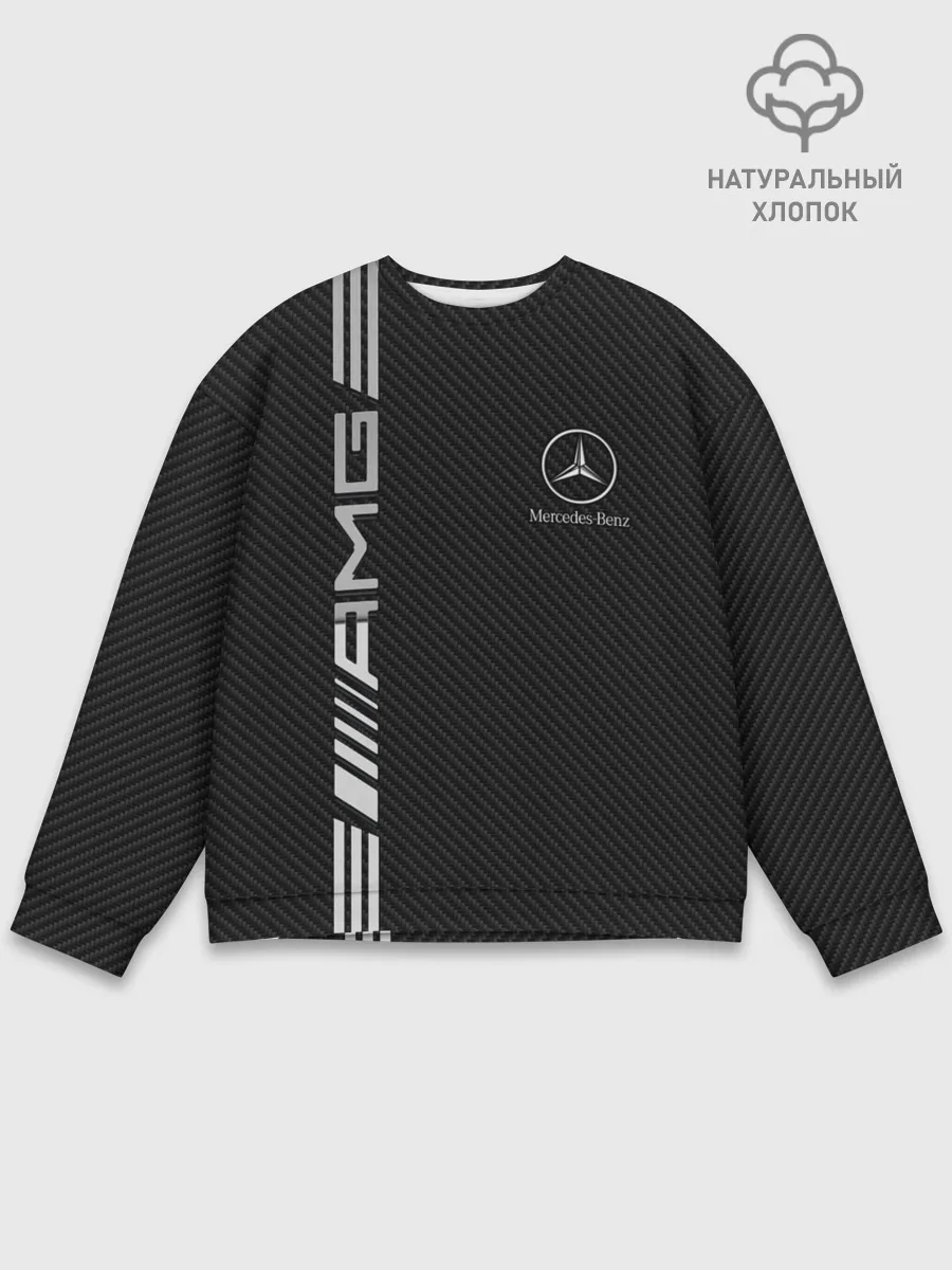 Мужской свитшот базовый / Mercedes Carbon