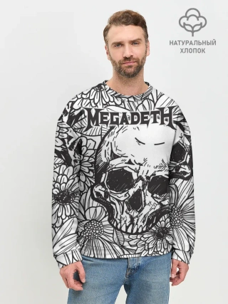 Мужской свитшот базовый / Megadeth