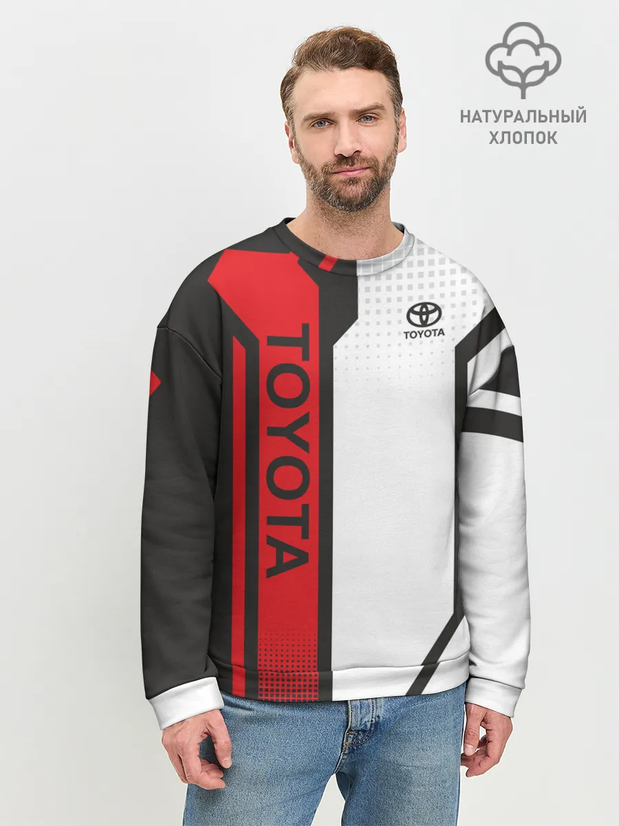Мужской свитшот базовый / Toyota Driver team