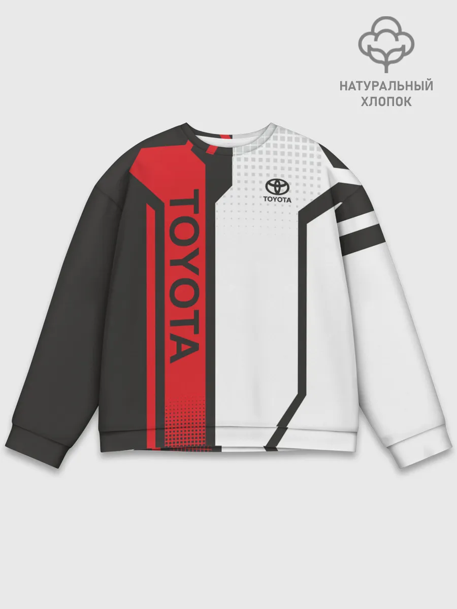 Мужской свитшот базовый / Toyota Driver team