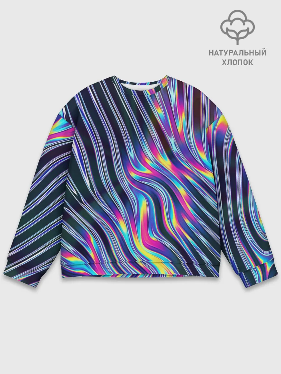 Мужской свитшот базовый / DIGITAL ABSTRACT