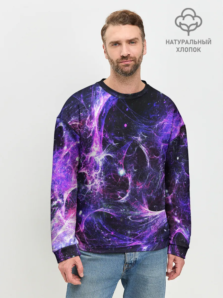 Мужской свитшот базовый / SPACE STARS | КОСМОС ЗВЁЗДЫ