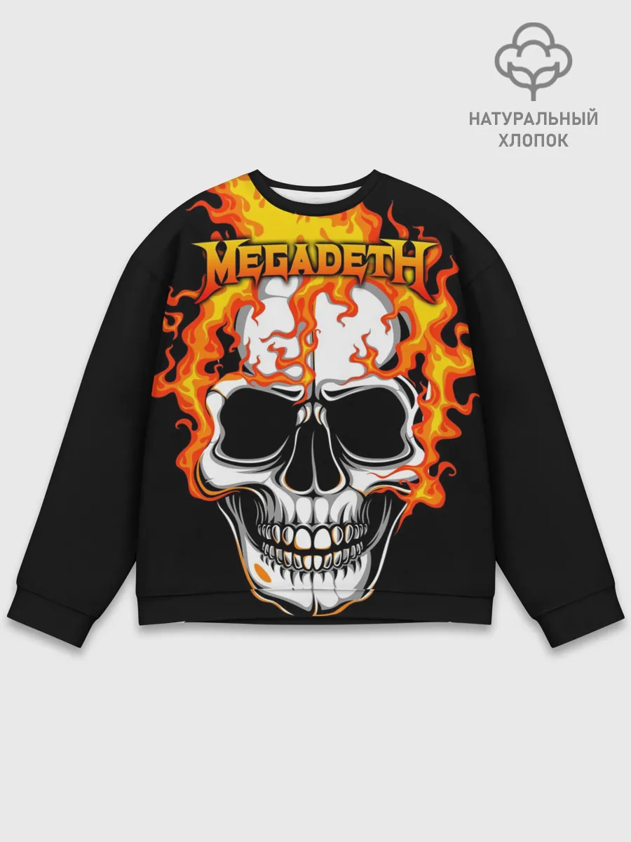Мужской свитшот базовый / Megadeth
