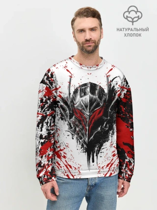 Мужской свитшот базовый / БЕРСЕРК ЧЁРНАЯ МАСКА / BERSERK BLACK MASK