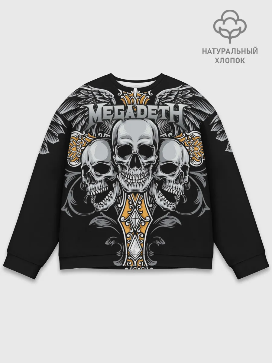 Мужской свитшот базовый / Megadeth