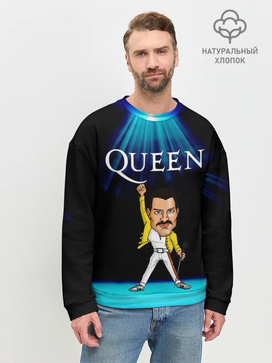 Мужской свитшот базовый / Фреди Меркури