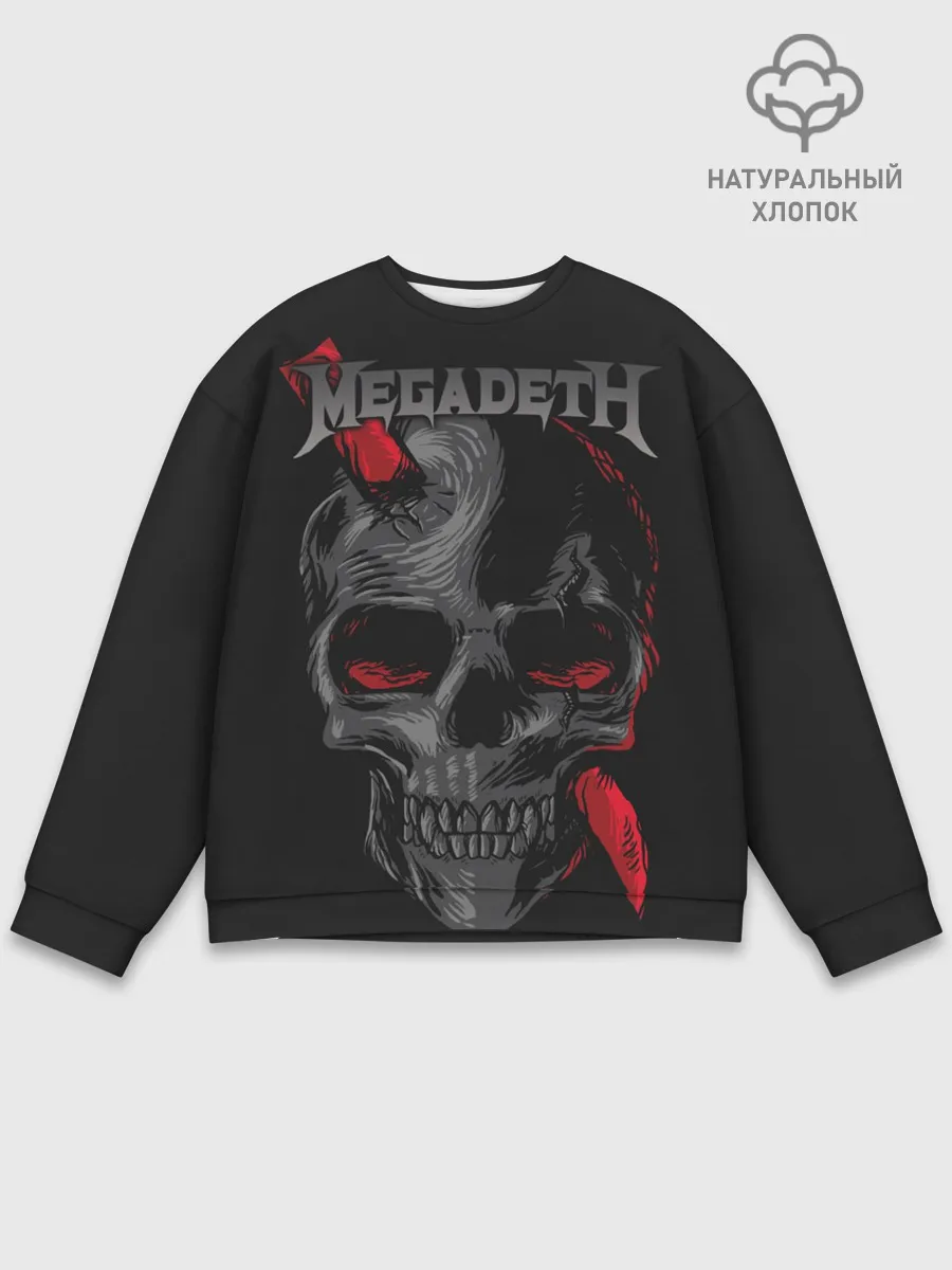 Мужской свитшот базовый / Megadeth