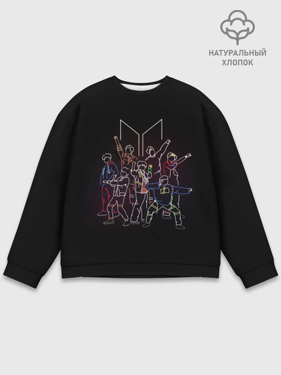 Мужской свитшот базовый / BTS