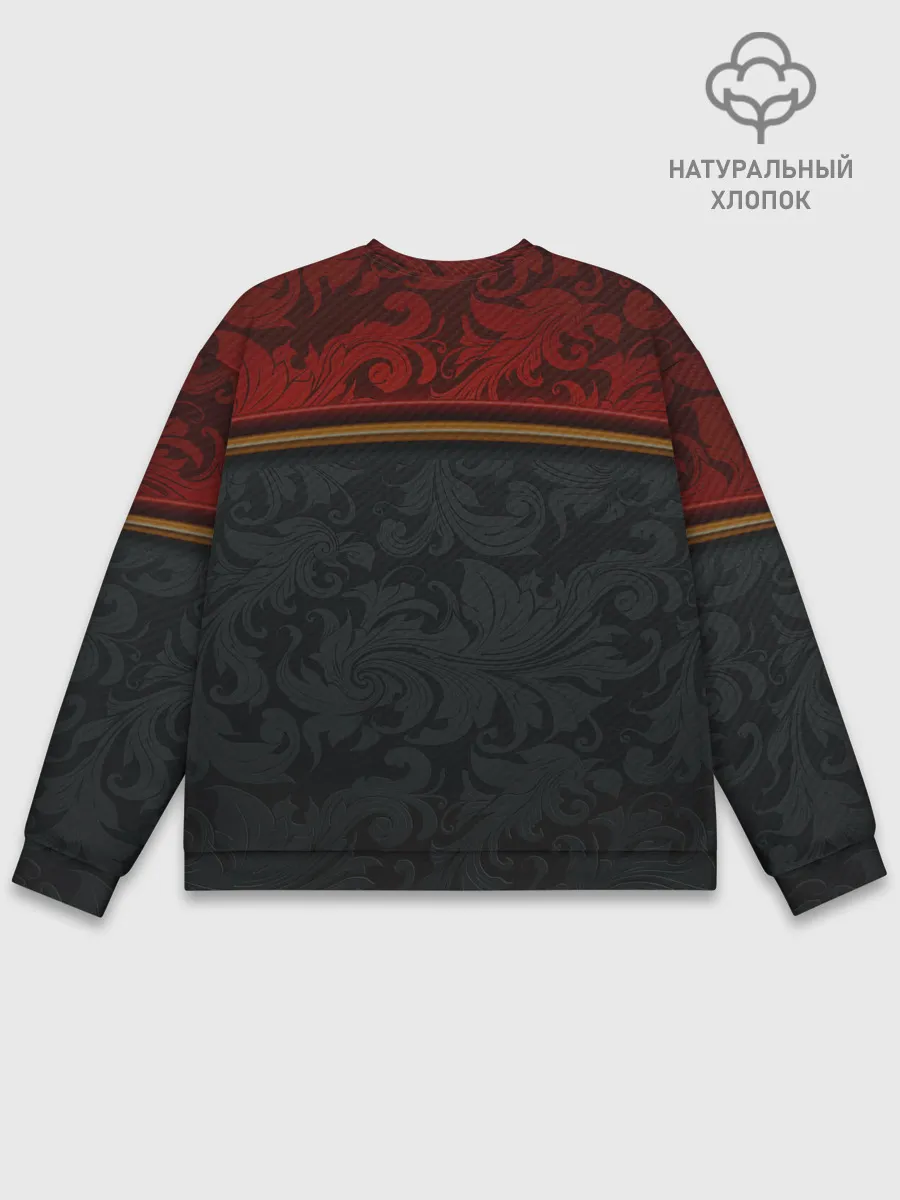 Мужской свитшот базовый / Кружева на карбоне | Lace Carbone