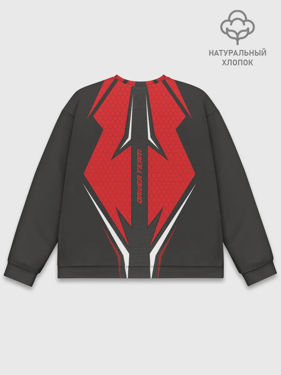 Мужской свитшот базовый / Honda Driver team Red