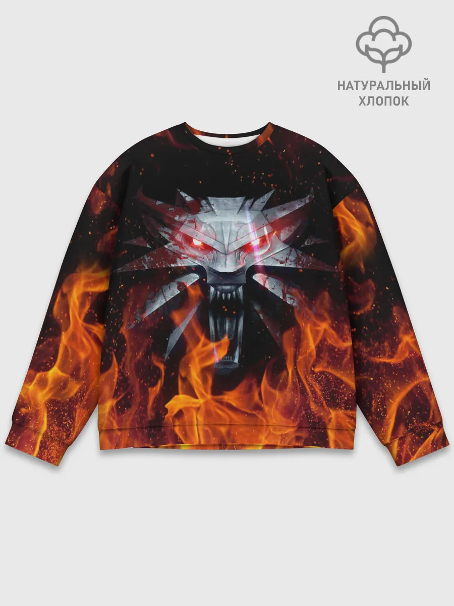 Мужской свитшот базовый / ВЕДЬМАК