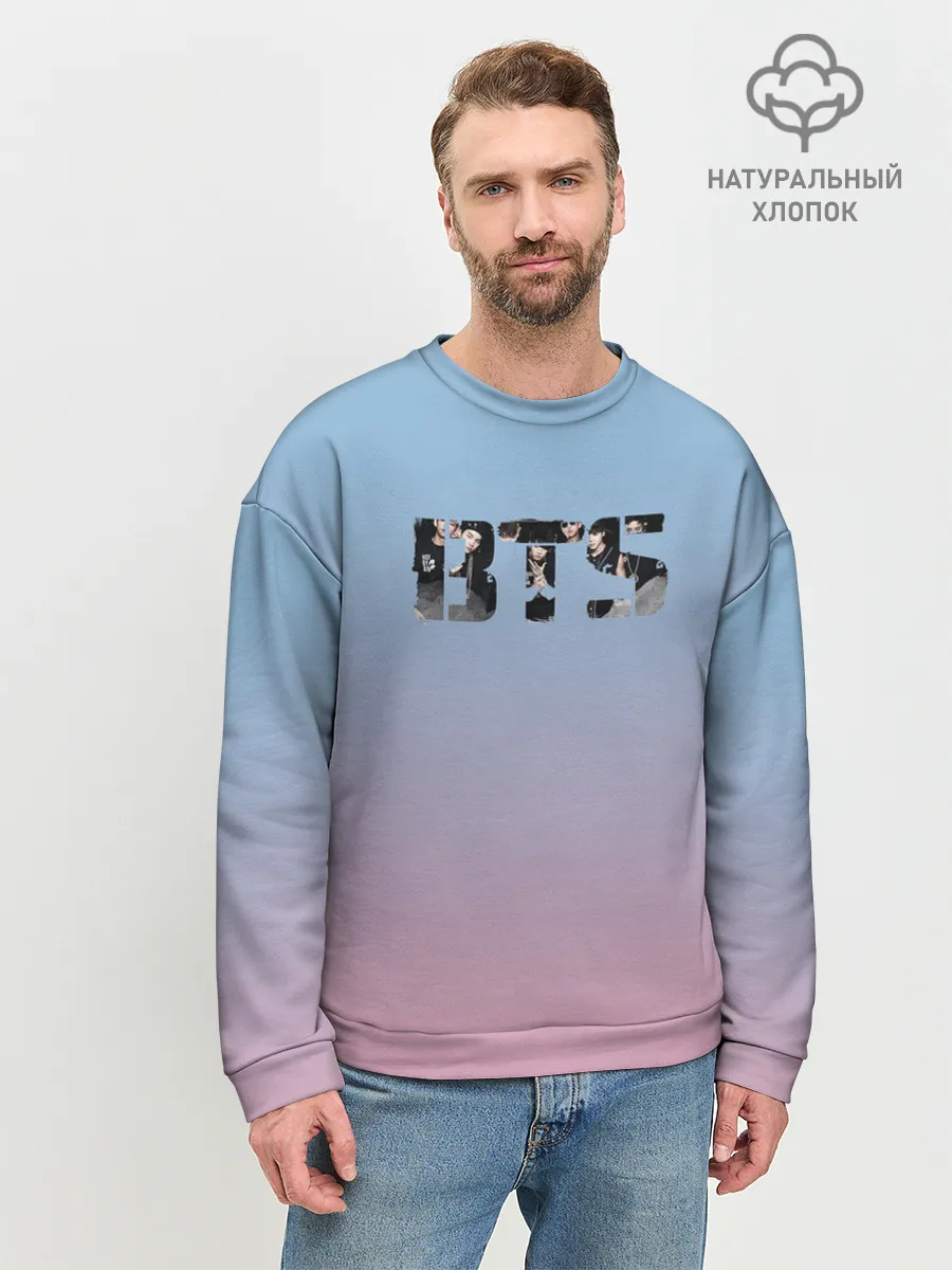 Мужской свитшот базовый / BTS