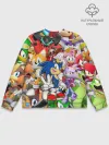 Мужской свитшот базовый / Sonic ПЕРСОНАЖИ