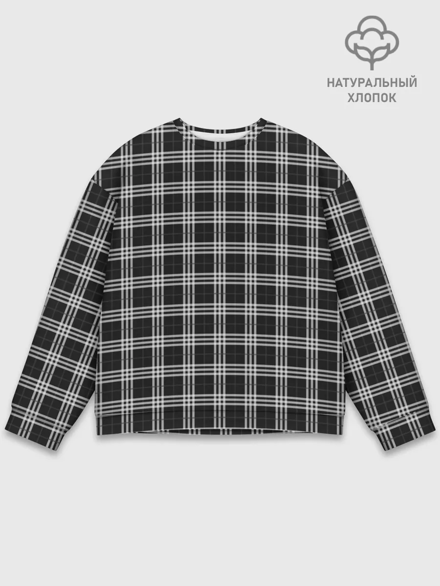 Мужской свитшот базовый / Шотландка